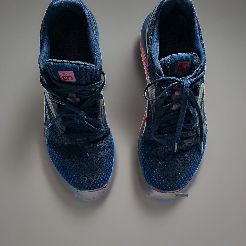 Reebok Nano X3 Men’s Low Top Lace-Up Flexweave Sneakers Blue/Black/Red 100069908